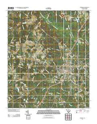 Bamberg South Carolina Historical topographic map, 1:24000 scale, 7.5 X 7.5 Minute, Year 2011