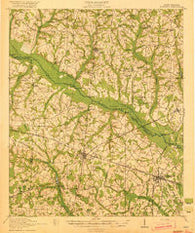 Bamberg South Carolina Historical topographic map, 1:62500 scale, 15 X 15 Minute, Year 1920