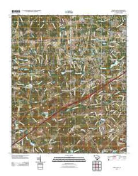 Barr Lake South Carolina Historical topographic map, 1:24000 scale, 7.5 X 7.5 Minute, Year 2011