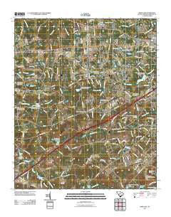 Barr Lake South Carolina Historical topographic map, 1:24000 scale, 7.5 X 7.5 Minute, Year 2011