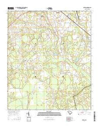 Barton South Carolina Current topographic map, 1:24000 scale, 7.5 X 7.5 Minute, Year 2014