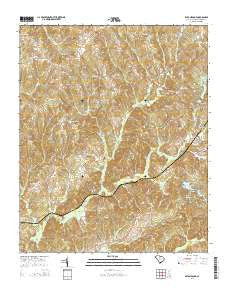 Baton Rouge South Carolina Current topographic map, 1:24000 scale, 7.5 X 7.5 Minute, Year 2014