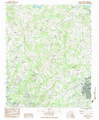 Belton West South Carolina Historical topographic map, 1:24000 scale, 7.5 X 7.5 Minute, Year 1983