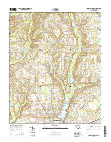 Bennettsville North South Carolina Current topographic map, 1:24000 scale, 7.5 X 7.5 Minute, Year 2014
