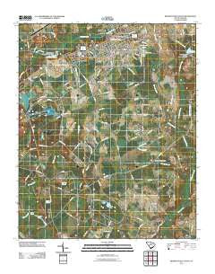 Bennettsville South South Carolina Historical topographic map, 1:24000 scale, 7.5 X 7.5 Minute, Year 2011