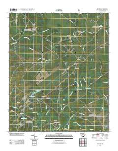 Bethera South Carolina Historical topographic map, 1:24000 scale, 7.5 X 7.5 Minute, Year 2011