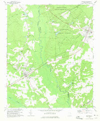 Bethune South Carolina Historical topographic map, 1:24000 scale, 7.5 X 7.5 Minute, Year 1970