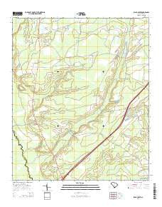 Black Creek South Carolina Current topographic map, 1:24000 scale, 7.5 X 7.5 Minute, Year 2014