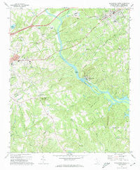 Blacksburg South South Carolina Historical topographic map, 1:24000 scale, 7.5 X 7.5 Minute, Year 1971