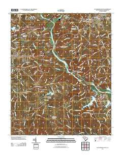 Blacksburg South South Carolina Historical topographic map, 1:24000 scale, 7.5 X 7.5 Minute, Year 2011