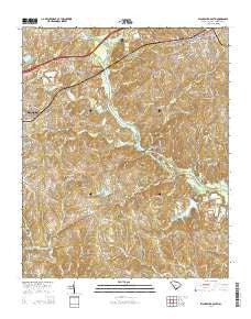 Blacksburg South South Carolina Current topographic map, 1:24000 scale, 7.5 X 7.5 Minute, Year 2014