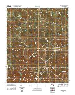 Blackstock South Carolina Historical topographic map, 1:24000 scale, 7.5 X 7.5 Minute, Year 2011