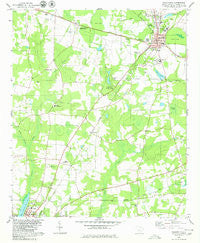 Blackville South Carolina Historical topographic map, 1:24000 scale, 7.5 X 7.5 Minute, Year 1979