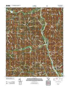 Blair South Carolina Historical topographic map, 1:24000 scale, 7.5 X 7.5 Minute, Year 2011