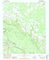 Blakely South Carolina Historical topographic map, 1:24000 scale, 7.5 X 7.5 Minute, Year 1990