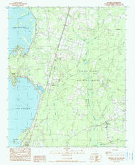 Bonneau South Carolina Historical topographic map, 1:24000 scale, 7.5 X 7.5 Minute, Year 1990
