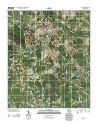 Bowman South Carolina Historical topographic map, 1:24000 scale, 7.5 X 7.5 Minute, Year 2011