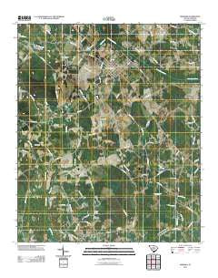 Bowman South Carolina Historical topographic map, 1:24000 scale, 7.5 X 7.5 Minute, Year 2011