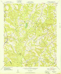 Bradley South Carolina Historical topographic map, 1:24000 scale, 7.5 X 7.5 Minute, Year 1950