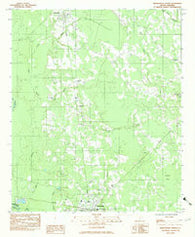 Branchville North South Carolina Historical topographic map, 1:24000 scale, 7.5 X 7.5 Minute, Year 1982