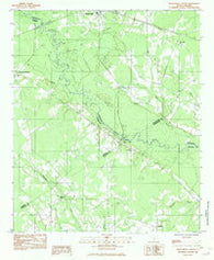 Branchville South South Carolina Historical topographic map, 1:24000 scale, 7.5 X 7.5 Minute, Year 1982
