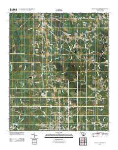 Branchville North South Carolina Historical topographic map, 1:24000 scale, 7.5 X 7.5 Minute, Year 2011