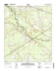 Branchville South South Carolina Current topographic map, 1:24000 scale, 7.5 X 7.5 Minute, Year 2014