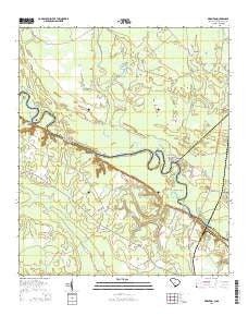 Brighton South Carolina Current topographic map, 1:24000 scale, 7.5 X 7.5 Minute, Year 2014