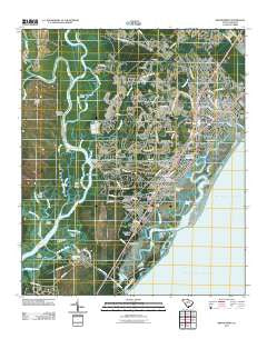 Brookgreen South Carolina Historical topographic map, 1:24000 scale, 7.5 X 7.5 Minute, Year 2011