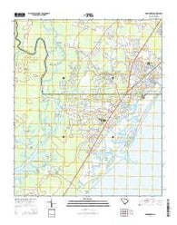 Brookgreen South Carolina Current topographic map, 1:24000 scale, 7.5 X 7.5 Minute, Year 2014
