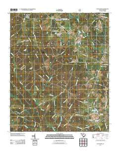 Bush River South Carolina Historical topographic map, 1:24000 scale, 7.5 X 7.5 Minute, Year 2011