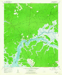 Cainhoy South Carolina Historical topographic map, 1:24000 scale, 7.5 X 7.5 Minute, Year 1958