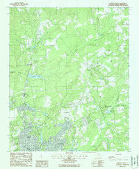 Camden North South Carolina Historical topographic map, 1:24000 scale, 7.5 X 7.5 Minute, Year 1988