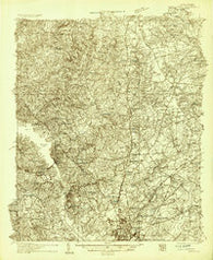 Camden South Carolina Historical topographic map, 1:48000 scale, 15 X 15 Minute, Year 1935