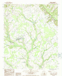 Cameron South Carolina Historical topographic map, 1:24000 scale, 7.5 X 7.5 Minute, Year 1987