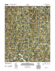 Campobello South Carolina Historical topographic map, 1:24000 scale, 7.5 X 7.5 Minute, Year 2011