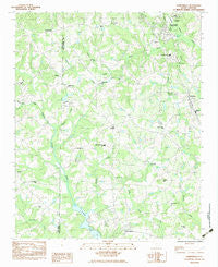 Campobello South Carolina Historical topographic map, 1:24000 scale, 7.5 X 7.5 Minute, Year 1983