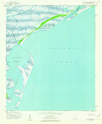Cape Romain South Carolina Historical topographic map, 1:24000 scale, 7.5 X 7.5 Minute, Year 1942