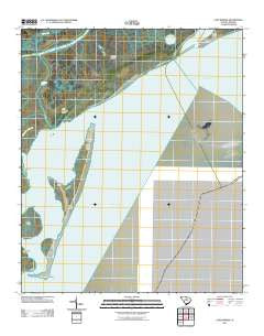 Cape Romain South Carolina Historical topographic map, 1:24000 scale, 7.5 X 7.5 Minute, Year 2011