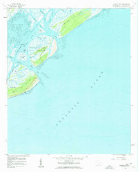 Capers Inlet South Carolina Historical topographic map, 1:24000 scale, 7.5 X 7.5 Minute, Year 1959