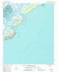 Capers Inlet South Carolina Historical topographic map, 1:24000 scale, 7.5 X 7.5 Minute, Year 1959