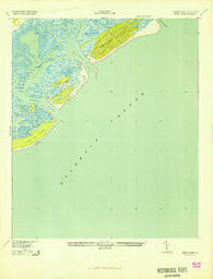Capers Island South Carolina Historical topographic map, 1:24000 scale, 7.5 X 7.5 Minute, Year 1943