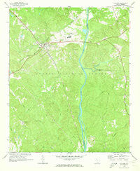 Carlisle South Carolina Historical topographic map, 1:24000 scale, 7.5 X 7.5 Minute, Year 1969
