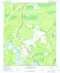 Carvers Bay South Carolina Historical topographic map, 1:24000 scale, 7.5 X 7.5 Minute, Year 1943