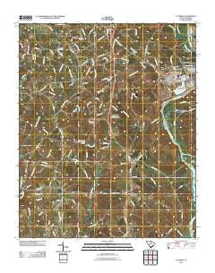 Catawba South Carolina Historical topographic map, 1:24000 scale, 7.5 X 7.5 Minute, Year 2011