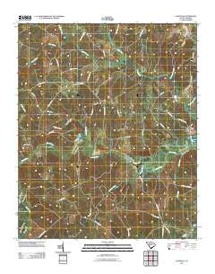 Chappells South Carolina Historical topographic map, 1:24000 scale, 7.5 X 7.5 Minute, Year 2011