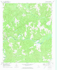 Chappells South Carolina Historical topographic map, 1:24000 scale, 7.5 X 7.5 Minute, Year 1971