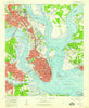 Charleston South Carolina Historical topographic map, 1:24000 scale, 7.5 X 7.5 Minute, Year 1958