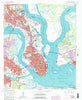 Charleston South Carolina Historical topographic map, 1:24000 scale, 7.5 X 7.5 Minute, Year 1958
