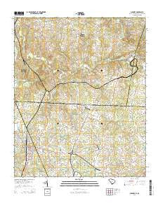 Chesnee South Carolina Current topographic map, 1:24000 scale, 7.5 X 7.5 Minute, Year 2014